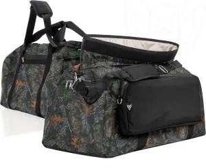 ~ Xecutive Transport Faraday Duffel Bag with Removable XTECH Pouch for Computer Towers and Other Large Electronics ~ Data Security ~ Shoulder Strap Included ~ Backwoods Camo