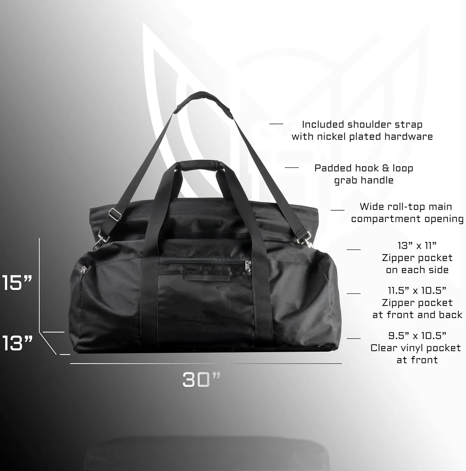 ~ Xecutive Transport Faraday Duffel Bag with Removable XTECH Pouch for Computer Towers and Other Large Electronics ~ Data Security ~ Shoulder Strap Included ~ Backwoods Camo