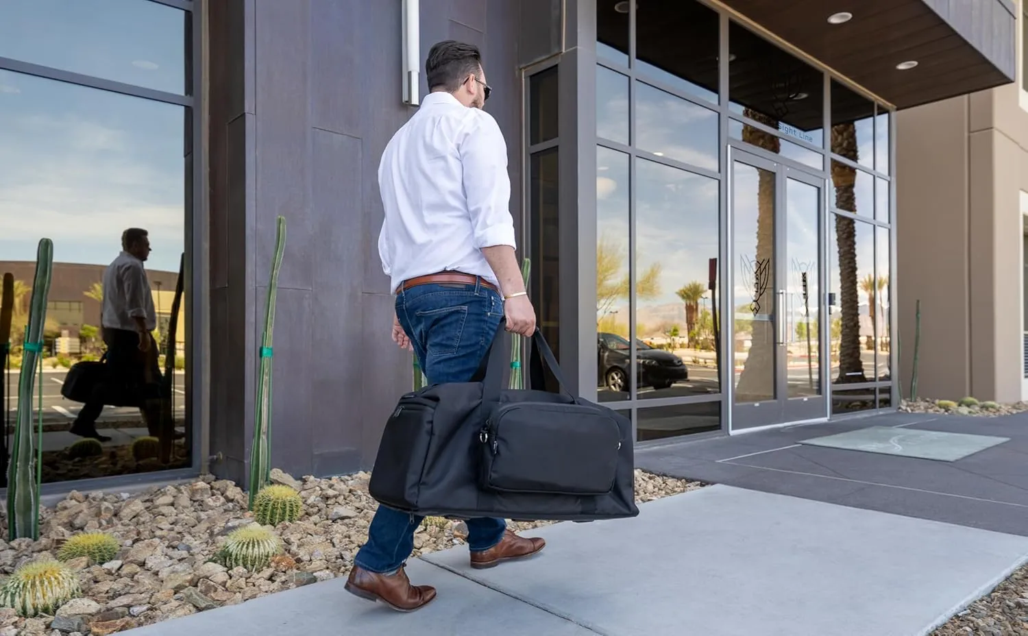 ~ Xecutive Transport Faraday Duffel Bag with Removable XTECH Pouch for Computer Towers and Other Large Electronics ~ Data Security ~ Shoulder Strap Included ~ Backwoods Camo