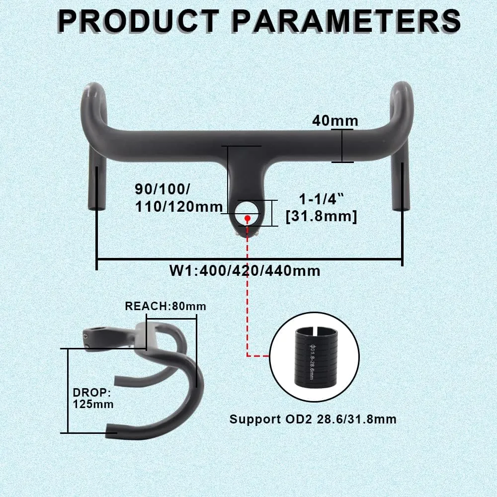 1-1/4 handlebars integrated,road bike handlebars,carbon road bas, RXL SL 31.8mm integrated with stem racing bike integrated aero handlebar carbon road bike handlebars UD 420*90mm fixie bike handlebar