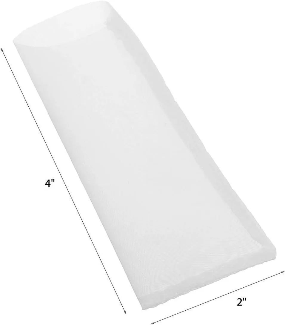 10 Micron | Premium Nylon Tea Filter Bags | 2" x 4" | 20 Pack