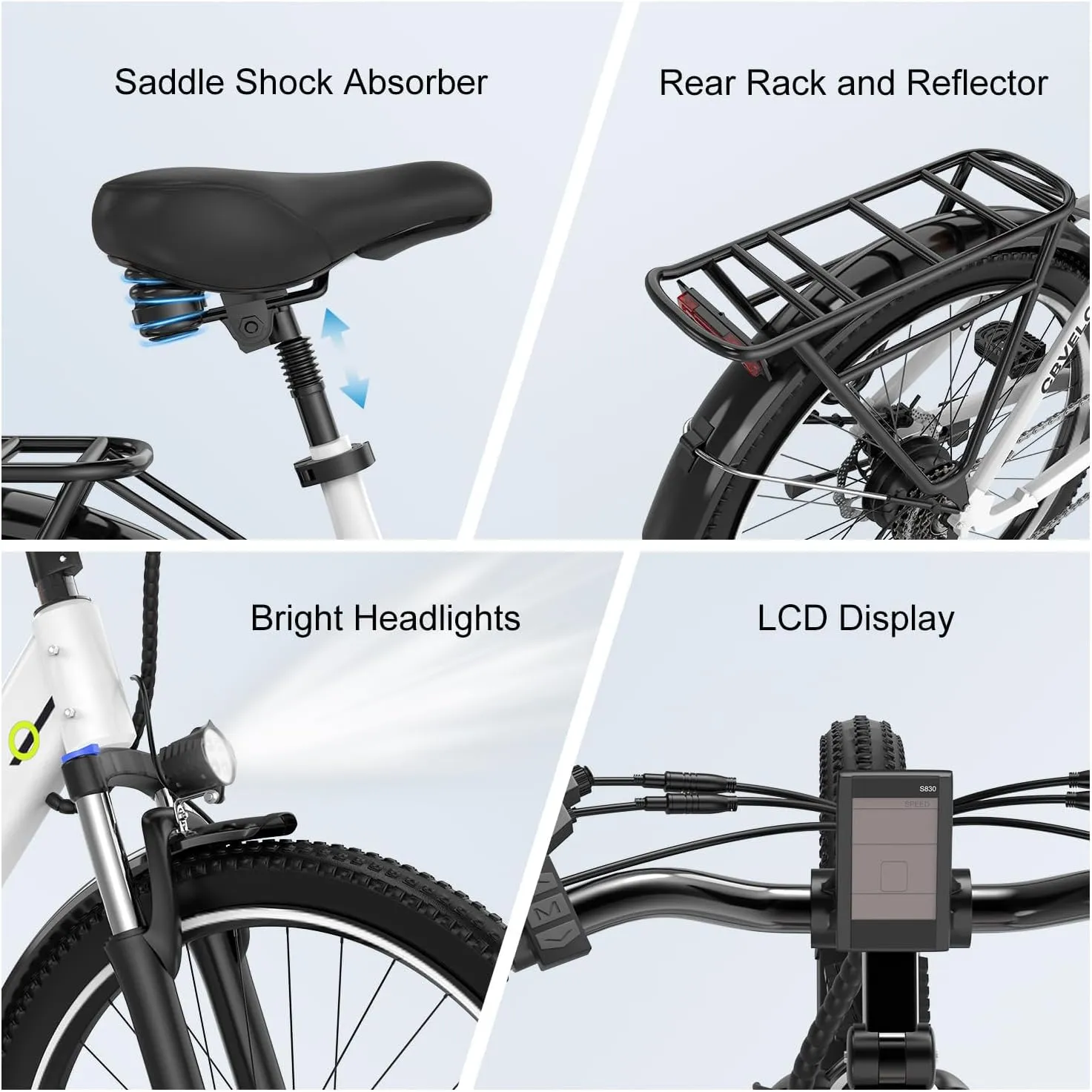 1000 Peak Electric Bike for Adults,up 80 Miles Removable Battery Ebike, 26" Electric E Bike with 7-Speed,Adult Electric Bicycles for Commute Beach Snow Womens All Terrain