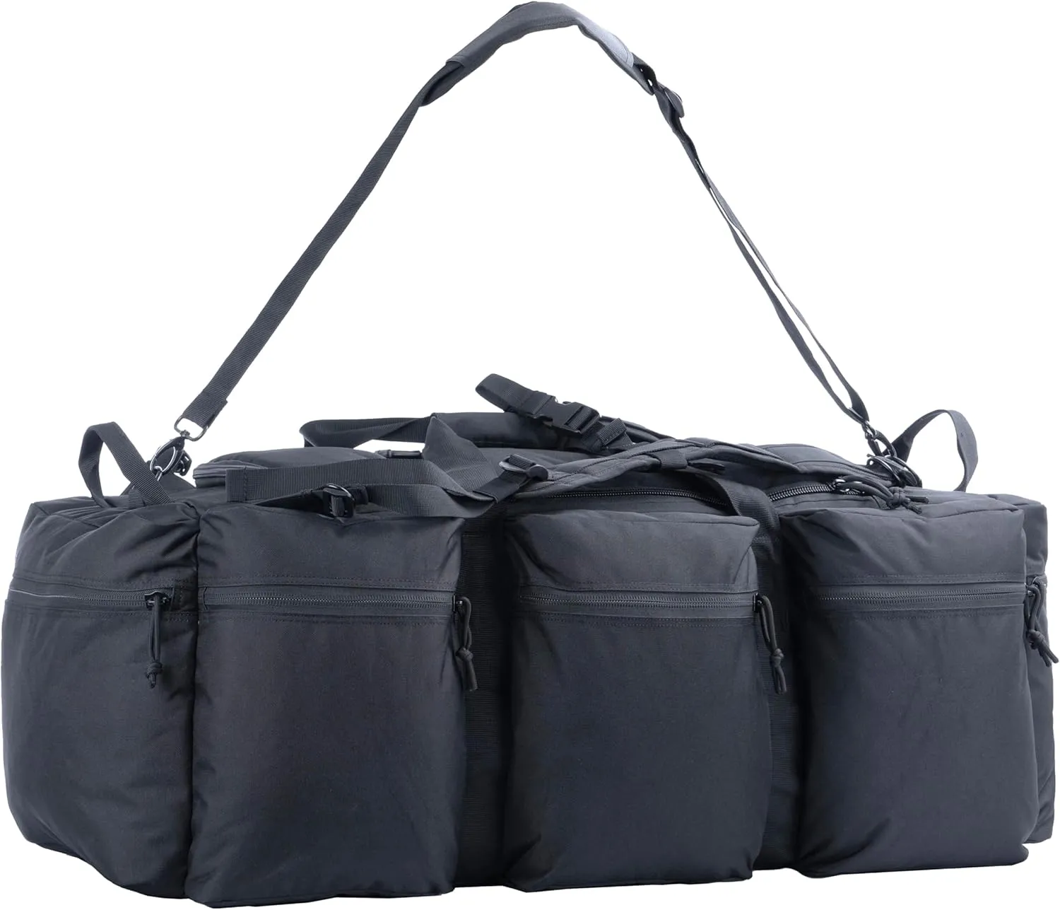 100L Large Military Duffle Bag Deployment Duffel Bag Sports Equipment Travel Luggage Bag with Detachable Backpack Straps…