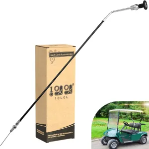 10L0L 25-1/2" 25693-G04 Choke Control Cable for EZGO TXT Medalist 1994-up Gas Golf Cart, Replace OEM 25693G04