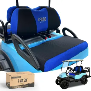 10L0L Elastic Golf Cart Seat Covers for Yamaha Club Car Precedent and Most Original Front Seat, Sandwich Material, A Perfect Balance of Warmth in Winter and Cooling in Summer