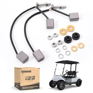 10L0L Golf Cart Advanced Starter/Generator Motor Brush Set Fits Club Car Precedent/Tempo, EZGO/Cushman/TEXTRON, Yamaha G14E/G16E/G19E/G20E/G21/G29 Replaces 103347301 612038 JU2-H1801-20-00