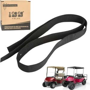 10L0L Golf Cart Bag Rack Retainer Strap for EZGO TXT, RXV, Medalist 1994.5-up, Golf Bag Holder Strap Attachment, OEM# 71853-G01 71853G01