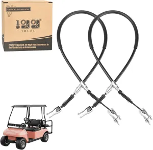 10L0L Golf Cart Brake Cable for Club Car DS 1981-1999 Gas & Electric, 42 Inch Driver and Passenger Side, OEM# 1011125 1011403 1016761-01