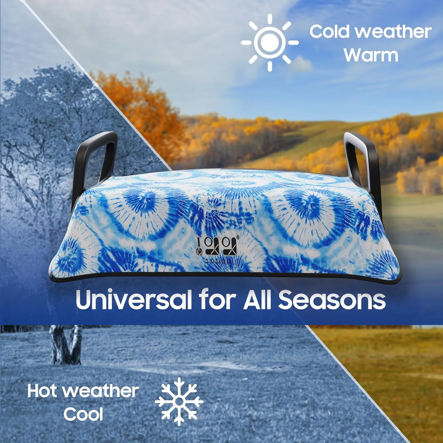 10L0L Golf Cart Seat Covers, Universal Golf Cart Seat Towel Blanket for 2 Person Seats Yamaha G2, G8, G9, G16, G19, G22 G29 with Armrests Nonskid Bottom Suitable for All Weather Conditions