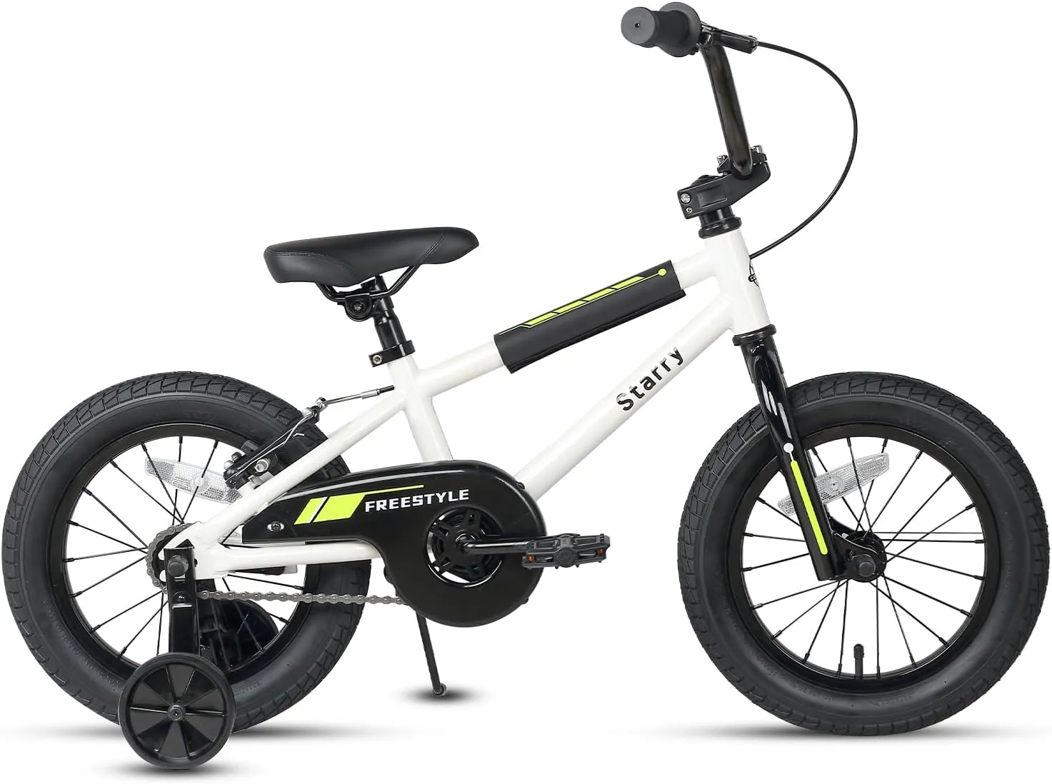 12 14 16 18 Inch Kids Bike BMX Style Bicycle with Training Wheels Coaster Brake for 1-10 Years Old Toddlers Boys Girls Multiple Colors