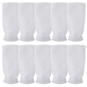 12 Pack 4" x 10" Filter Socks 4 Inch Ring by 10 Inch Long 150 Micron Filter Bag, Felt Filter Sock for Aquarium, Industry, Chemical, Water Liquid Filter Bags