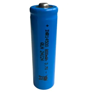 14500 Li-Ion 800mAh BUTTON TOP