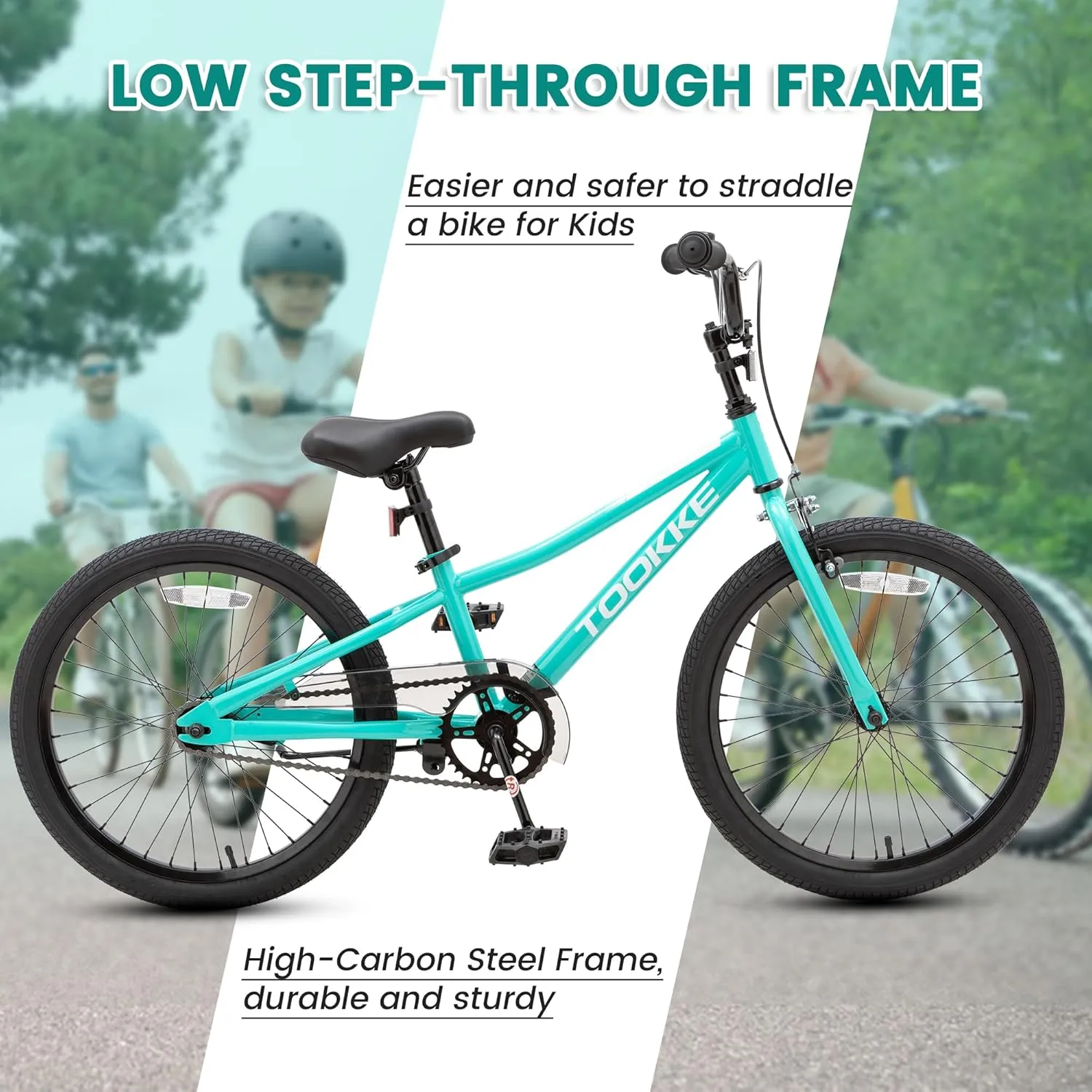 20 Inch Kids' Bike Ages 5-12, 7-Speed Mountain Bike Birthday Gifts Bicycles for Boys Girls Present, Outdoor Cycling City Snow Mountain Bikes