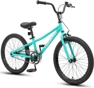 20 Inch Kids' Bike Ages 5-12, 7-Speed Mountain Bike Birthday Gifts Bicycles for Boys Girls Present, Outdoor Cycling City Snow Mountain Bikes