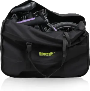20inch Folding Bike Bag Bicycle Carry Bag Bike Travel Carrying Case Bike Transport Bag for Car Train Air Travel Portable