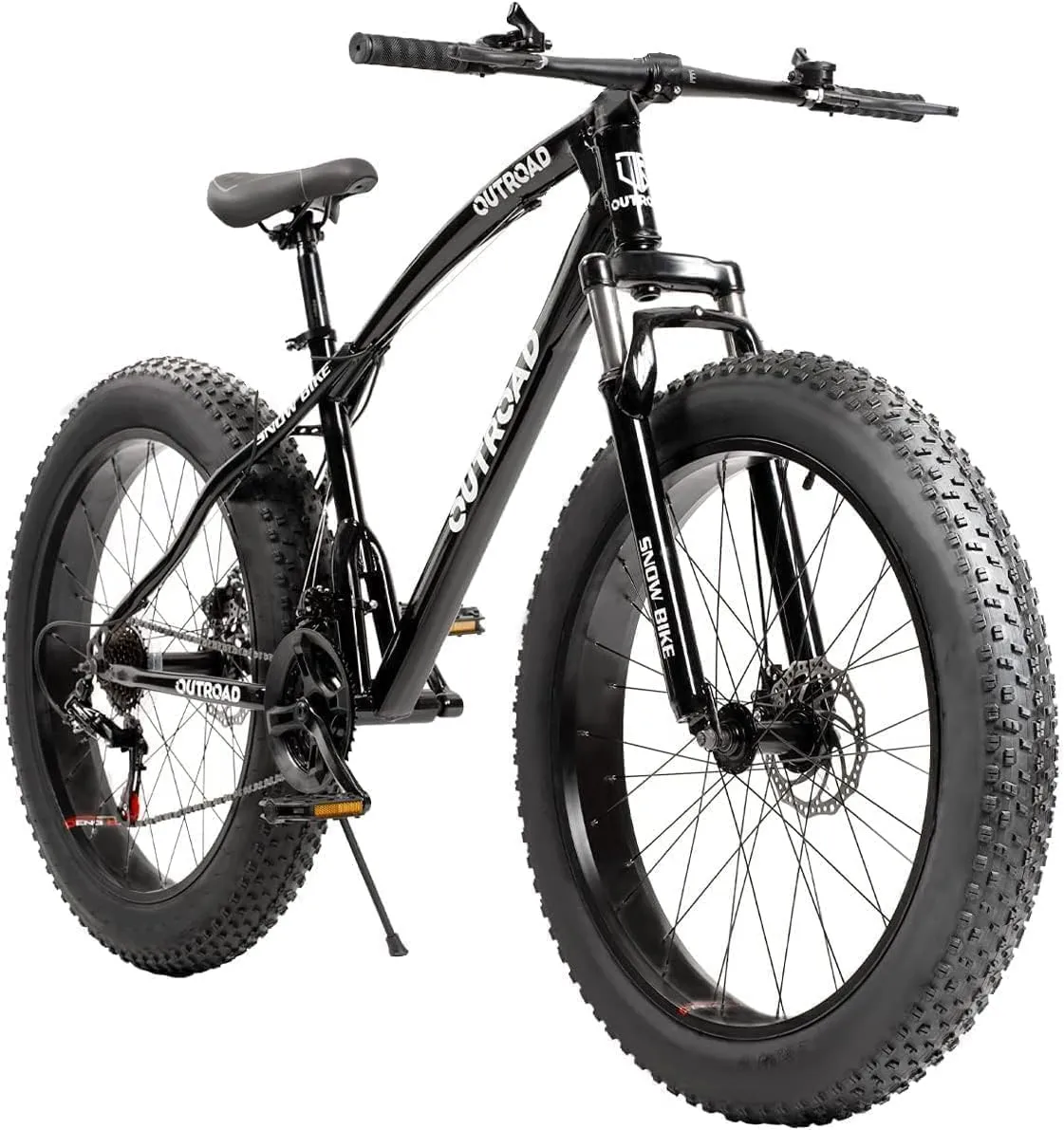 26 Inch Mountain Bike, Aluminum Frame, 21-Speed Dual Disc Brake Bicycle with Lock-Out Suspension Fork, Nomal Wheels Bicycles for Men and Women