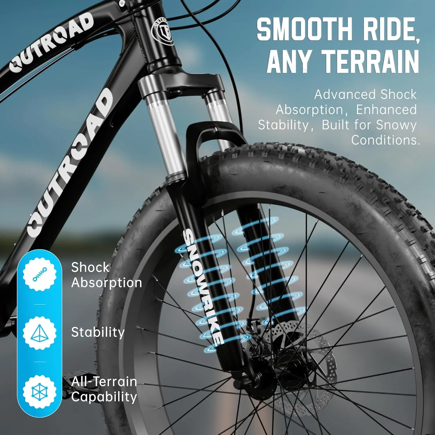 26 Inch Mountain Bike, Aluminum Frame, 21-Speed Dual Disc Brake Bicycle with Lock-Out Suspension Fork, Nomal Wheels Bicycles for Men and Women