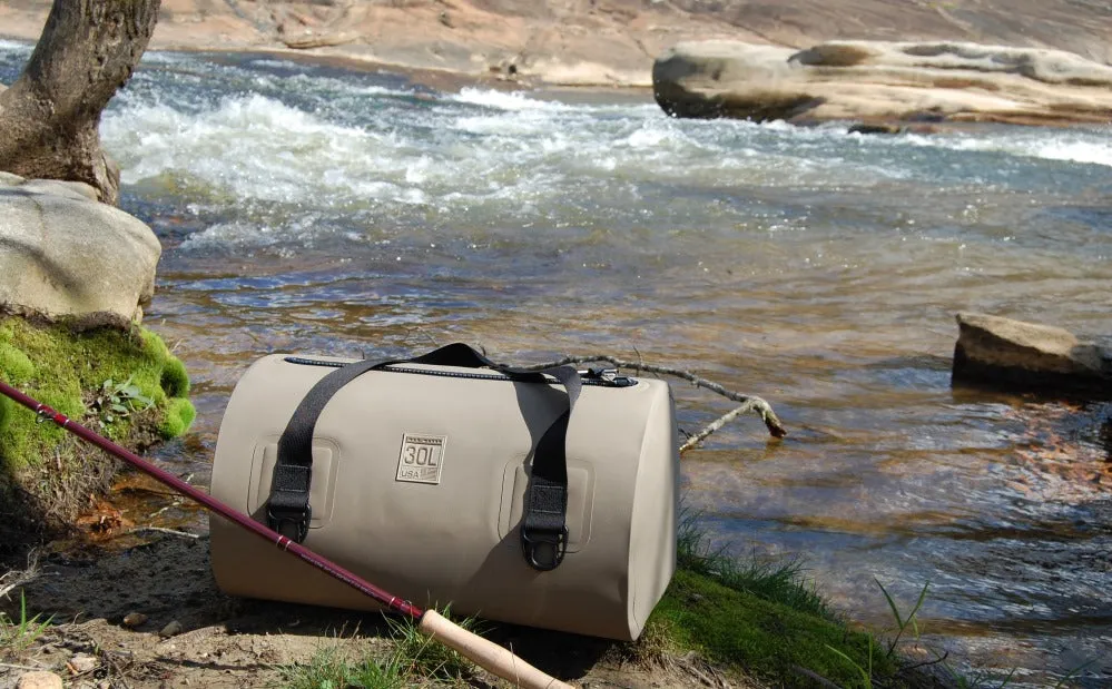 30L Waterproof USA Duffel – Coyote Brown