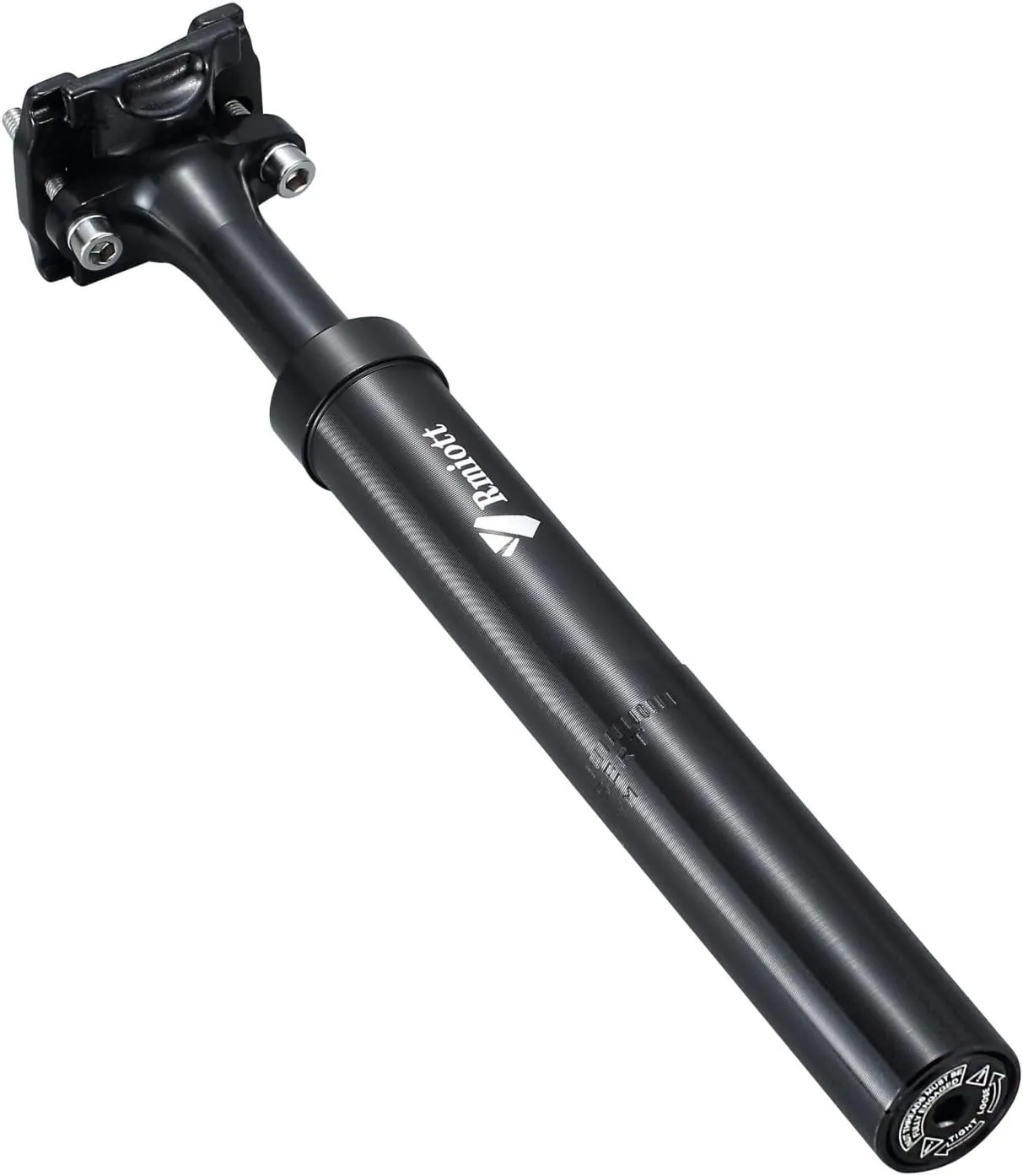 31.6mm Bike Suspension Seat Post Shock Absorber Damper Replacement Seatpost 400mm Length 50mm Travel Aluminum Adjustable