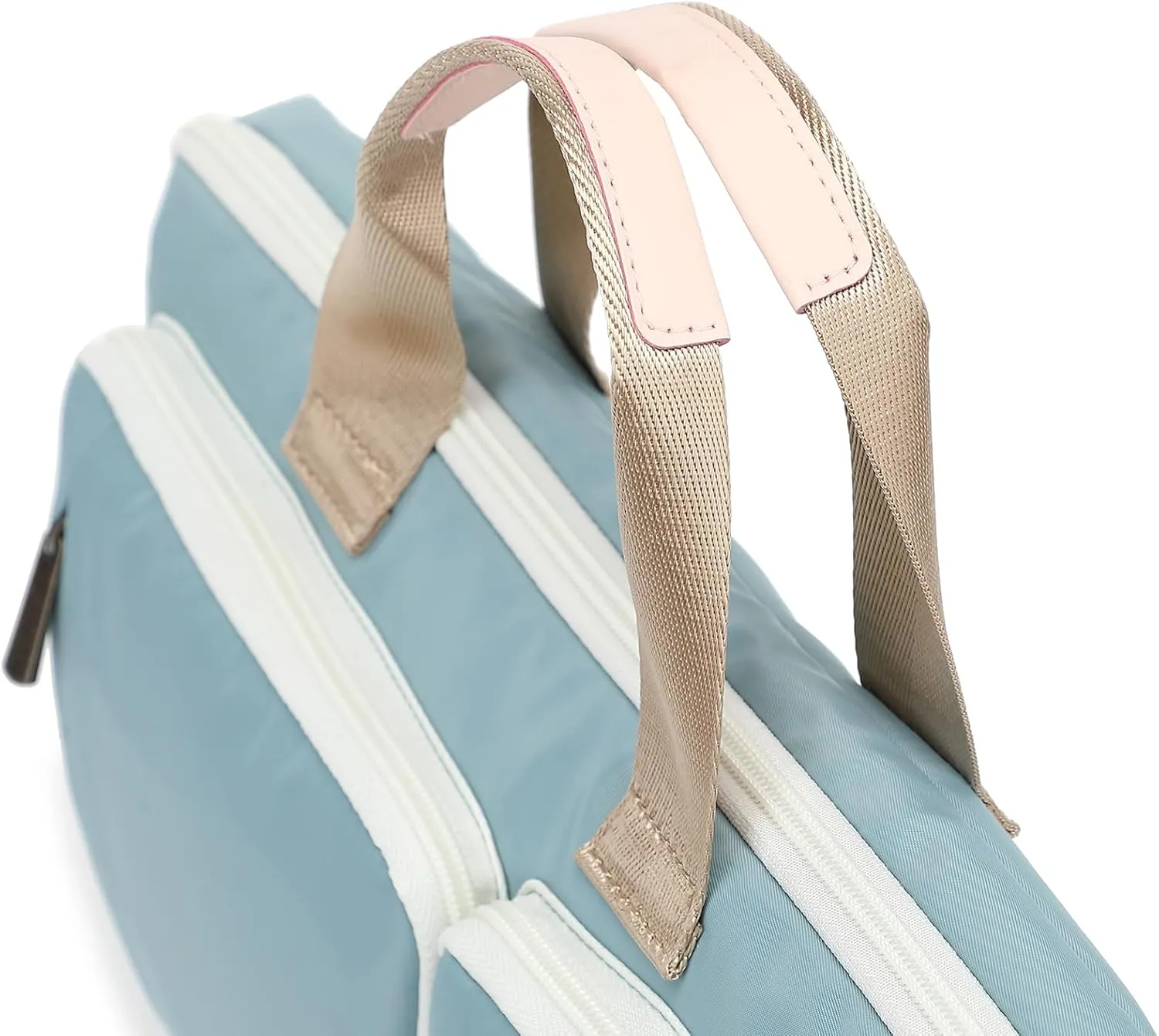 360 Protective Multi-Pockets Laptop Shoulder Bag Sleeve Case, Briefcase for 15.6 & 16 Inch Laptops (Light Blue)
