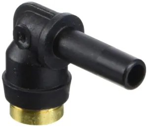 369PTCSP-4-4-pk10 Plug-in Elbow Push-to-Connect Fitting, Composite, 1/4" Push-to-Connect Tube x 1/4" Plug-in Stem Tube (Pack of 10)