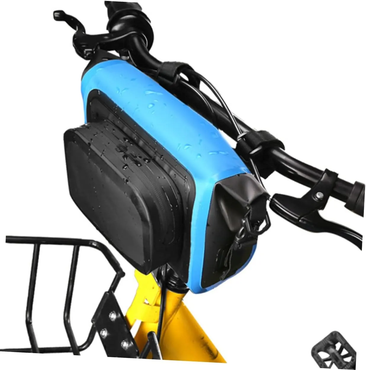 3pcs Big Capacity Bike Handlebar Bag Durable Front Storage Pouch for Cycling Essentials Versatile for Road Mountain and City Bikes Easy to Clean and Carry As Handbag