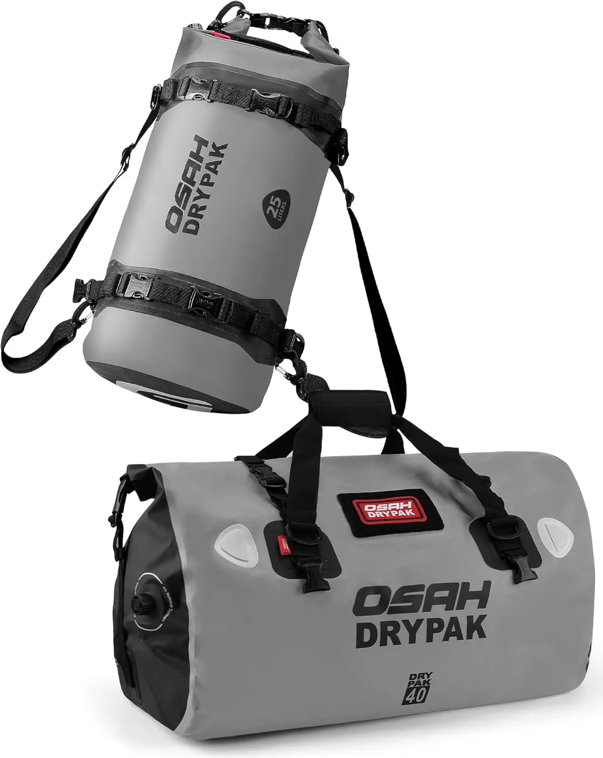 40L Waterproof Duffel Bag & 25L Dry Bag