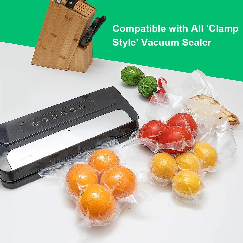4mil 100 Plus Gallon Size11x20Inch Vacuum Sealer Food Bags with BPA Free,Heavy Duty,Great for Vac Storage or Sous Vide Cooking