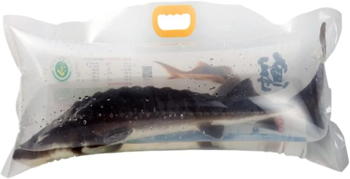 4pcs Live Fish Packing Bags Oxygen Filling Seafood Carry Bags for Supermarkets for Fish Farms and Pet Stores Random Handle -grade Material