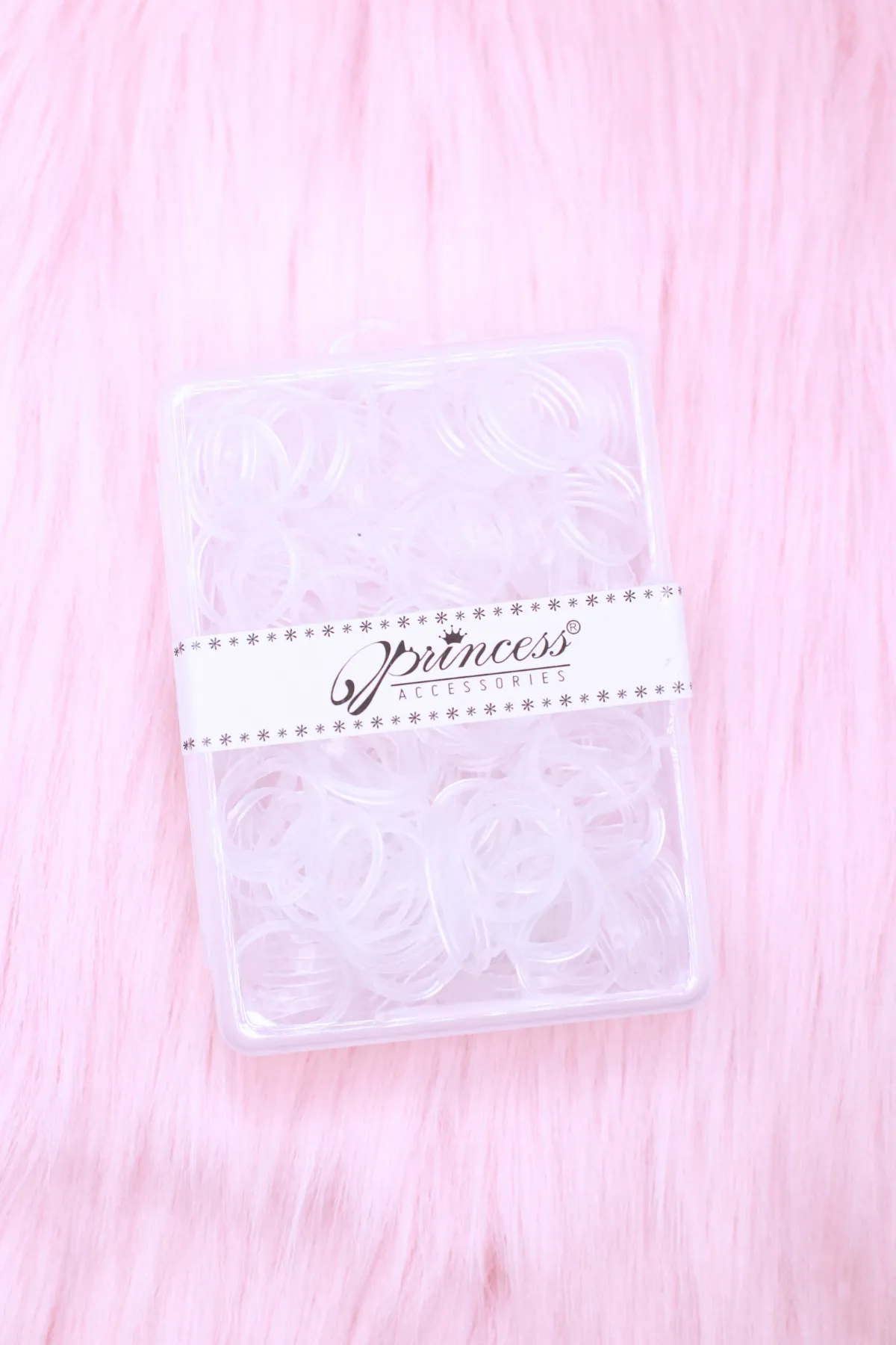 500 PCS CLEAR ELASTIC HAIR TIES