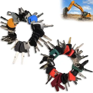 76 Heavy Equipment Keys Master Set Construction Ignition Key fits Cat Caterpillar JD Komatsu Kubota Bobcat Daewoo Takeuchi Yanmar New Holland Volvo Hyster JCB Toyota JLG Case Forklift