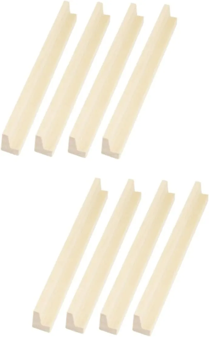 8pcs Wooden Holders Desktop Bases for Home Decor Multi-Function Racks for Play Lightweight Constructed Accessory for