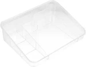 ABOOFAN Box Cosmetic Storage Box Gloss Nail Polish Clear Holders Organizer and Cosmetics Makeup Drawer Lip Tabletop Makeup Holder Ring Storage Case Transparent