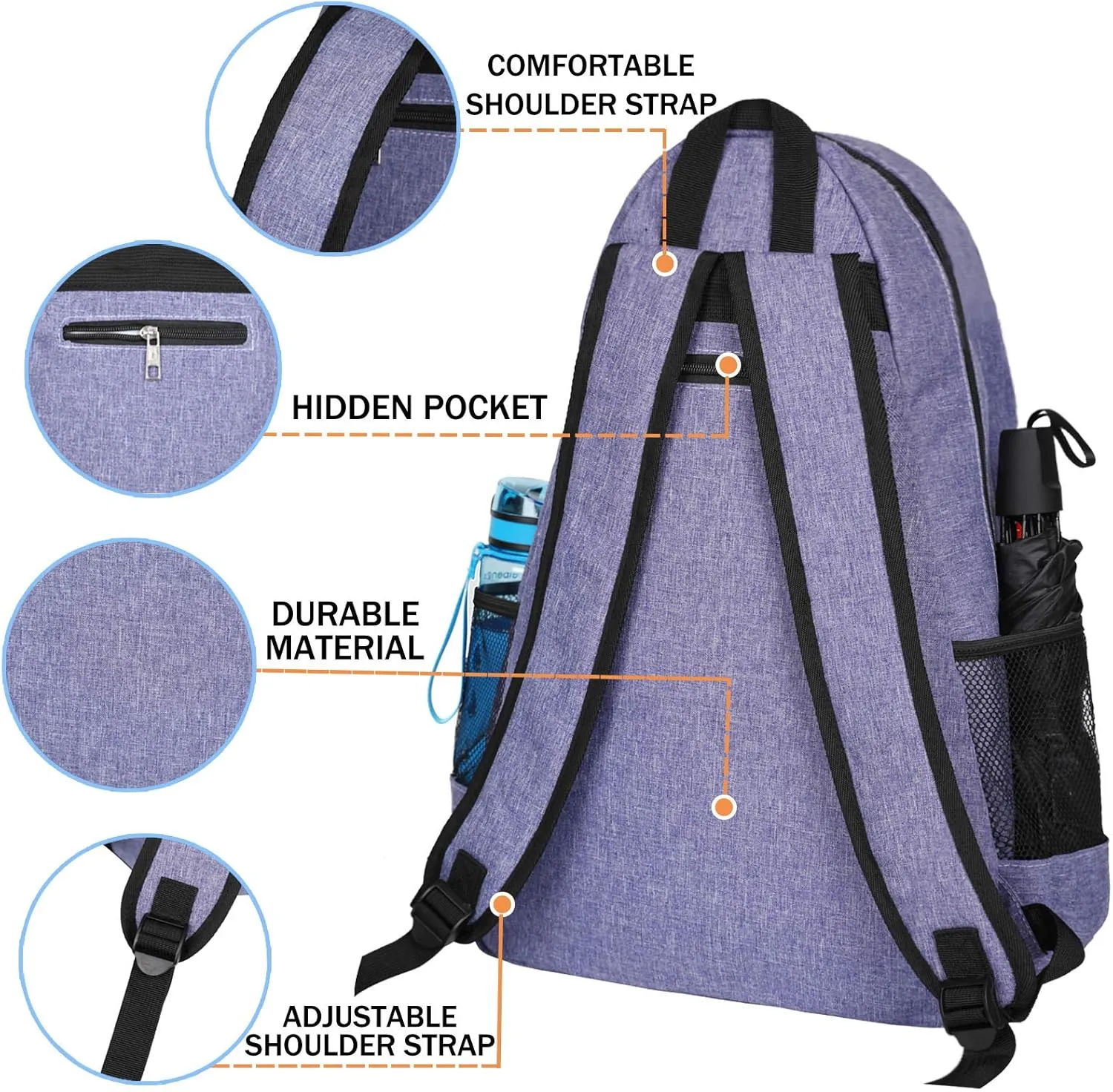 ACOSEN Tennis Bag Tennis Backpack - Large Tennis Bags for Women and Men to Hold Tennis Racket,Pickleball Paddles, Badminton Racquet, Squash Racquet,Balls and Other Accessories