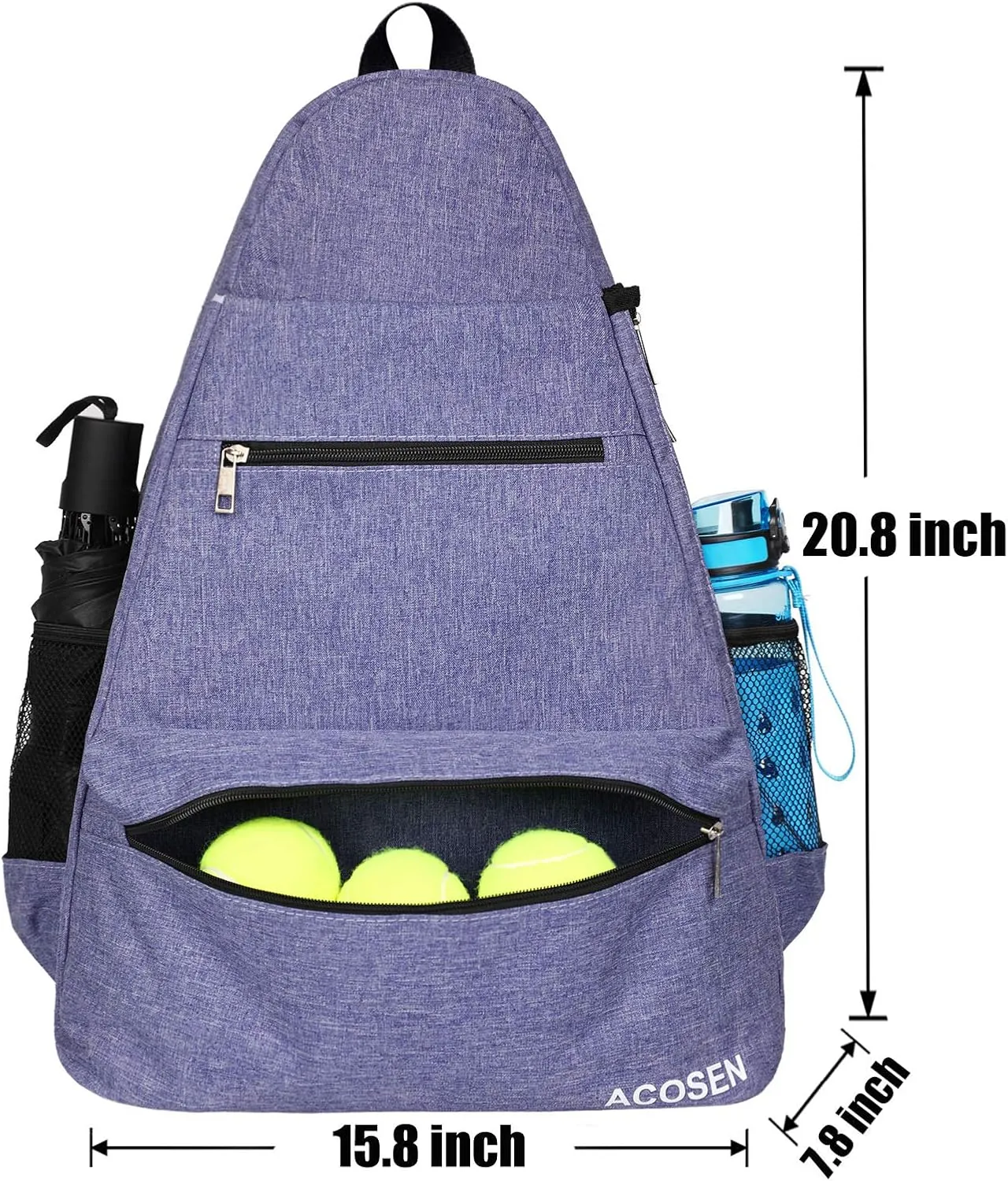 ACOSEN Tennis Bag Tennis Backpack - Large Tennis Bags for Women and Men to Hold Tennis Racket,Pickleball Paddles, Badminton Racquet, Squash Racquet,Balls and Other Accessories