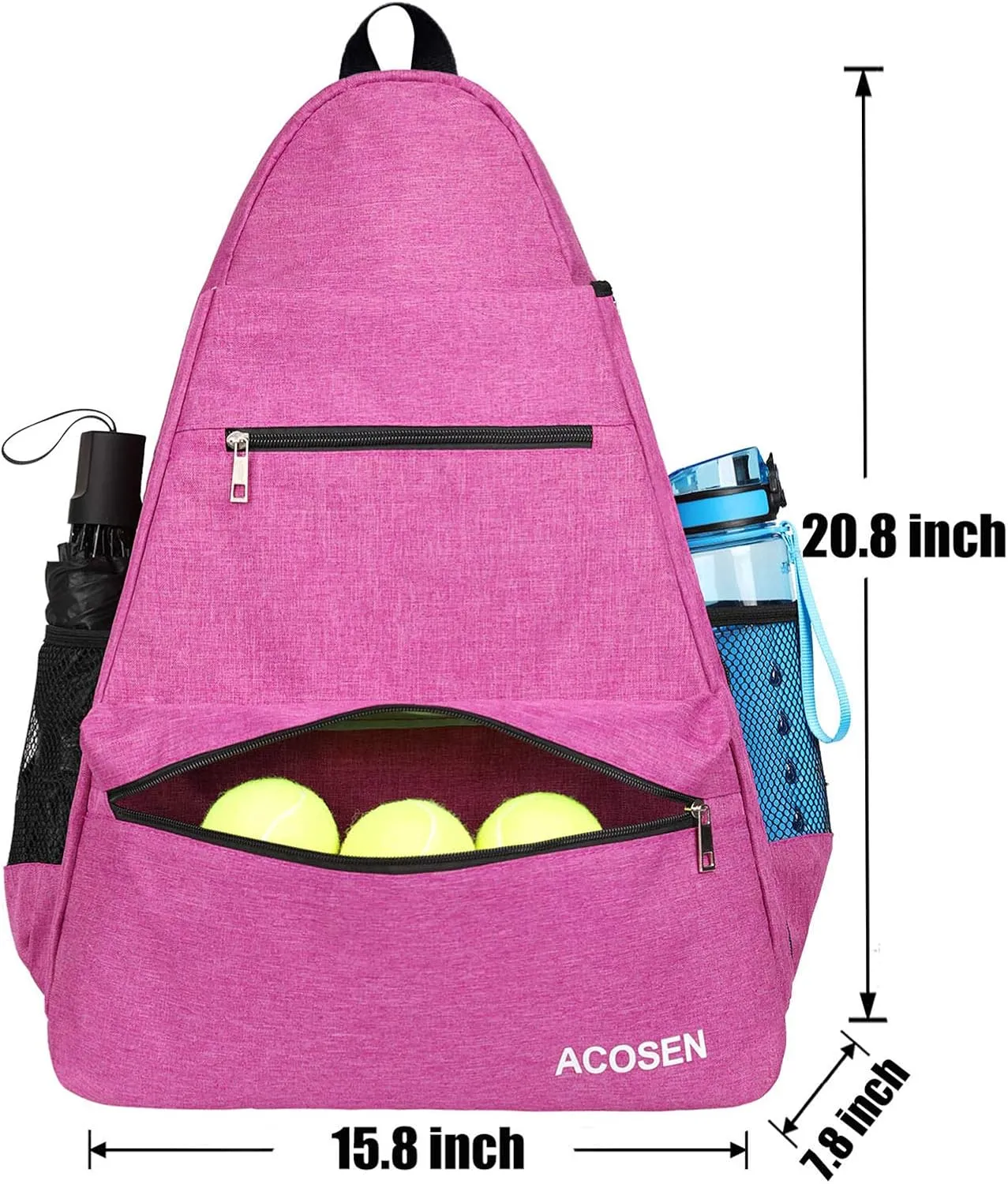 ACOSEN Tennis Bag Tennis Backpack - Large Tennis Bags for Women and Men to Hold Tennis Racket,Pickleball Paddles, Badminton Racquet, Squash Racquet,Balls and Other Accessories
