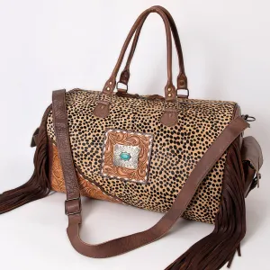 ADBG608A American Darling Hand Tooled Hair On Genuine Leather Women Bag Western Handbag Purse