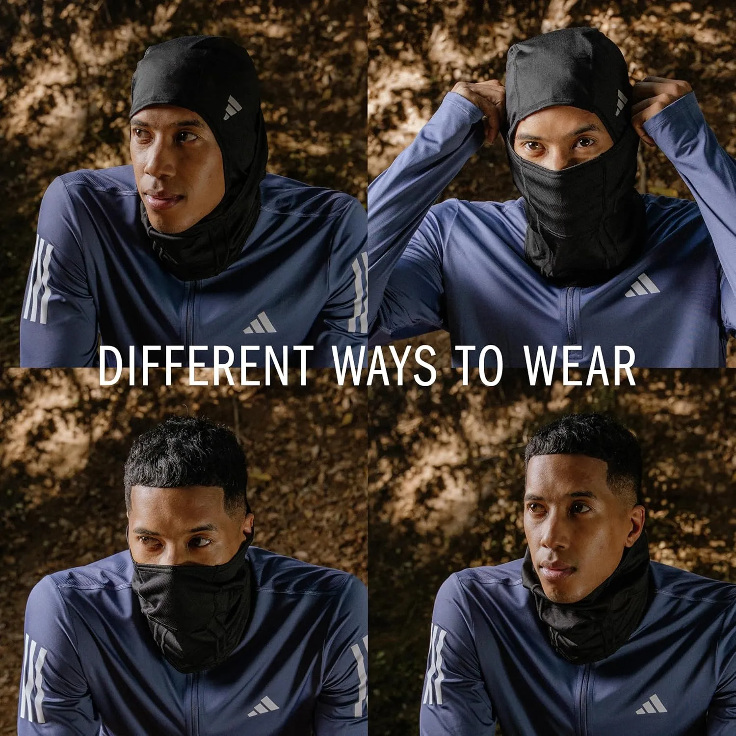 adidas Alphaskin Balaclava Ski Mask, athletic face cover for exercise and winter sports