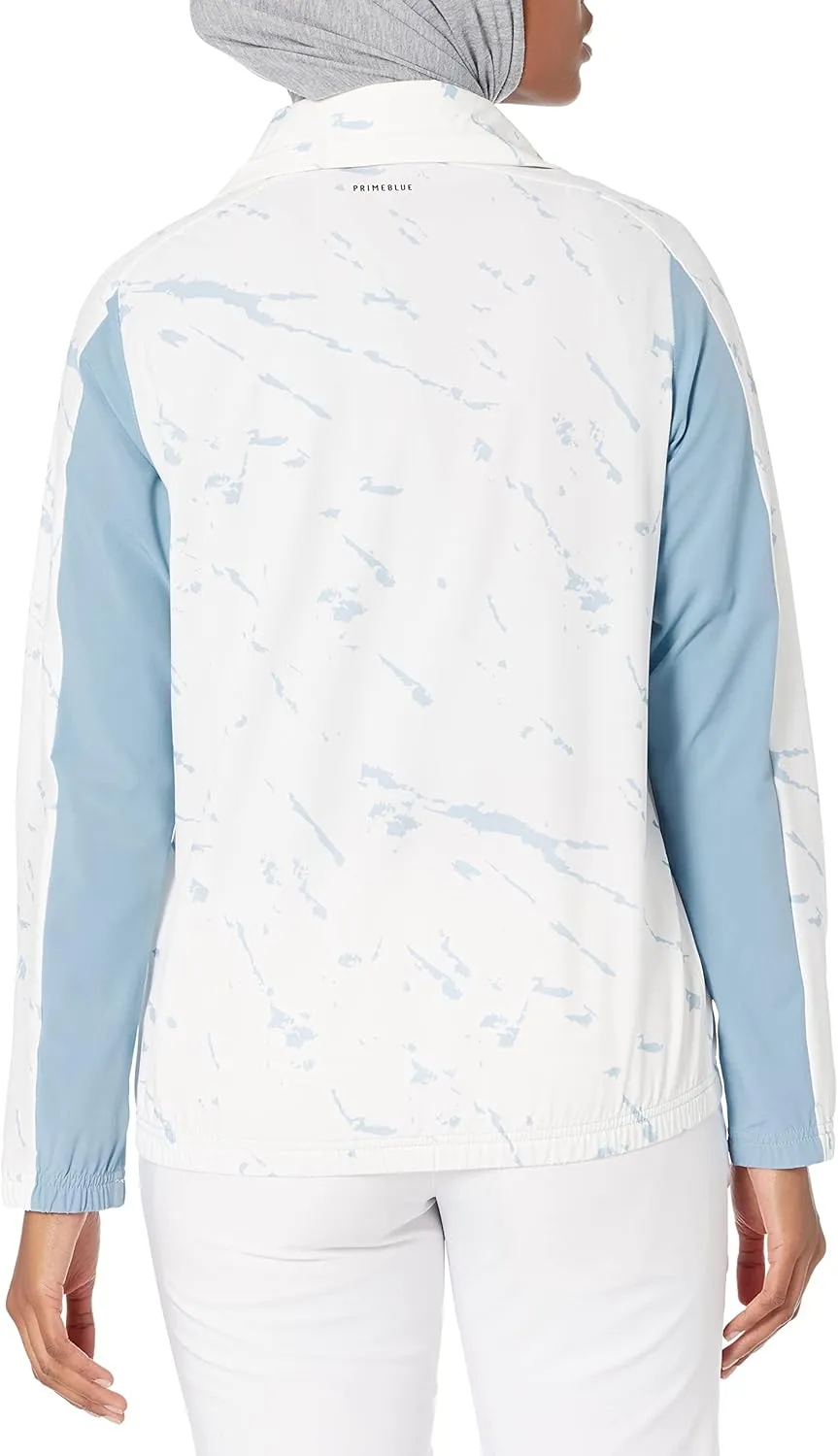 adidas Women's Printed Primeblue Golf Jacket