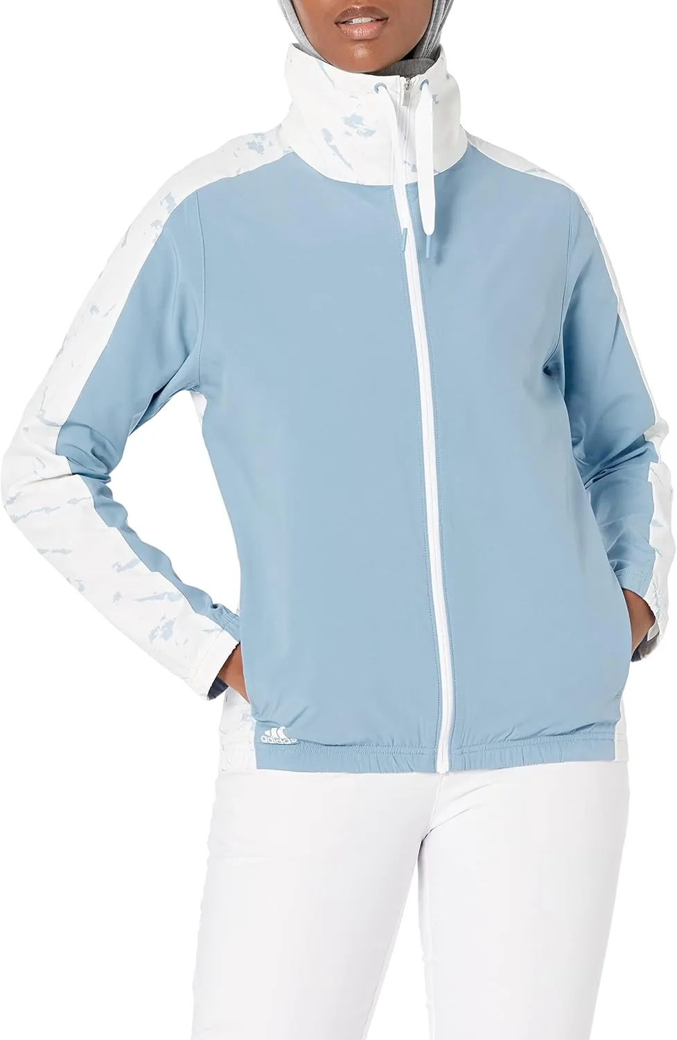 adidas Women's Printed Primeblue Golf Jacket
