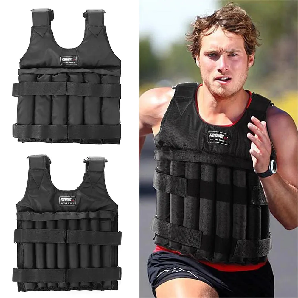 Adjustable Weight Vest Jacket for Running and Training - 3/15/20/35/50Kg Options