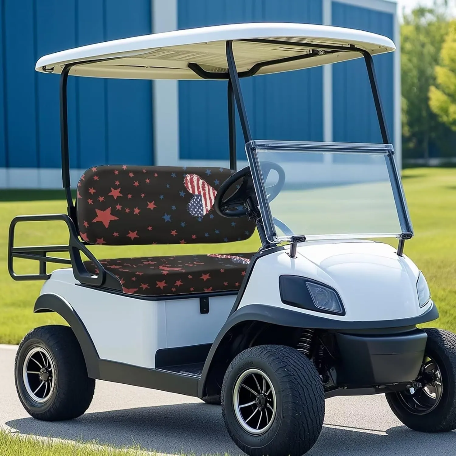 AFPANQZ Golf Cart Seat Cover for Summer - Breathable, Anti-Hot, Waterproof Easy to Install and Clean Golf Cart Blanket
