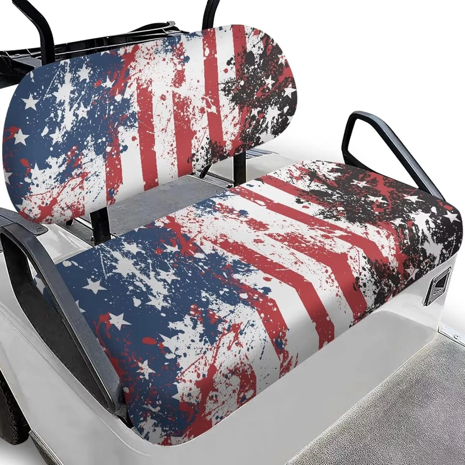 AFPANQZ Universal Golf Cart Seat Cover - Fits Most 2-Person Golf Carts Easy to Install, Club Car Decoration & Protection