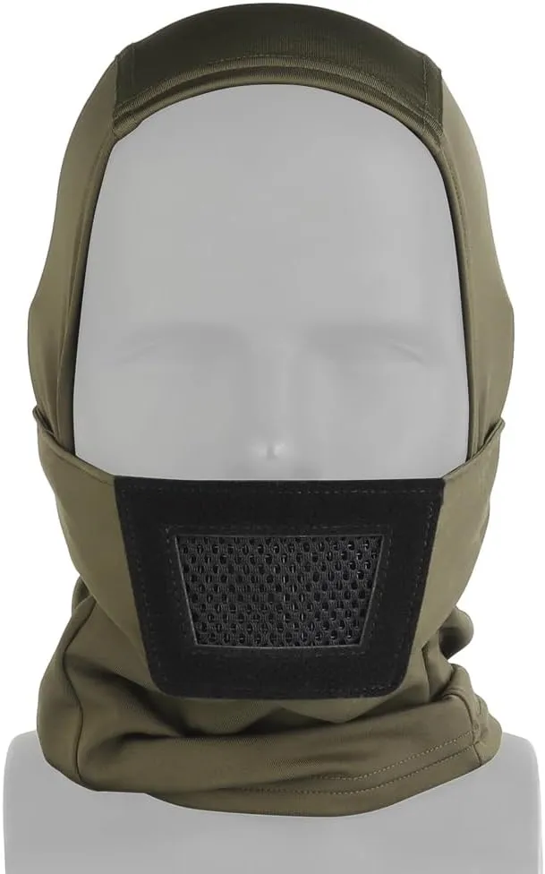 Airsoft Balaclava Mesh Mask,Ninja Tactical Mask with Breathable Mouth Guard for Outdoor