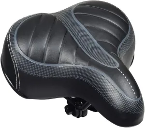 AlveyTech Deluxe Wide Cruiser Saddle Seat for Bikes & Scooters - for Men & Women - Beach Cruiser Bike Seats