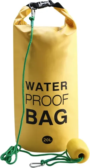 Amarine Made 2-in-1 Sand Anchor Bag 20L for Small Boats, Power Watercrafts, Canoes and Kayaks Dry Bag for Hiking, Camping, Water Sports, Kayaking, Boating, Surfing and Tubing