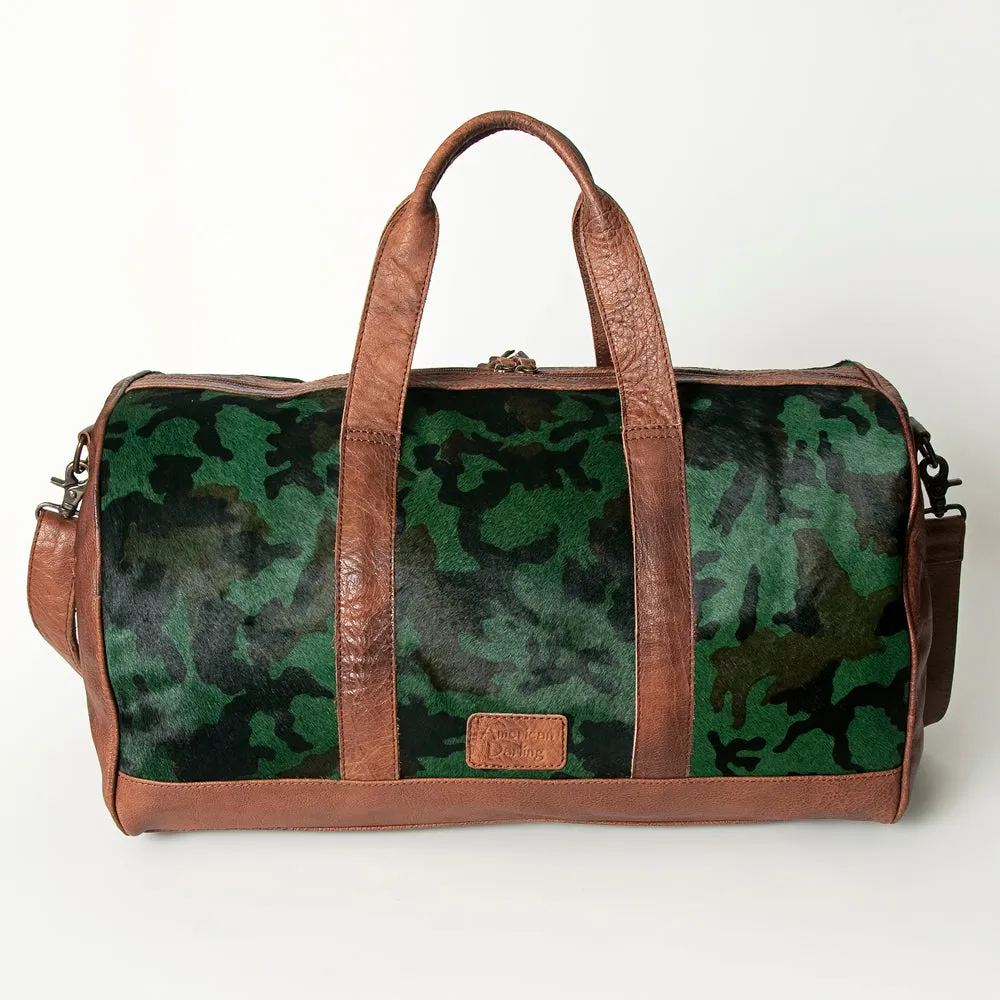 American Darling ADBGS174B Duffel Hair On Genuine Leather women bag western handbag purse