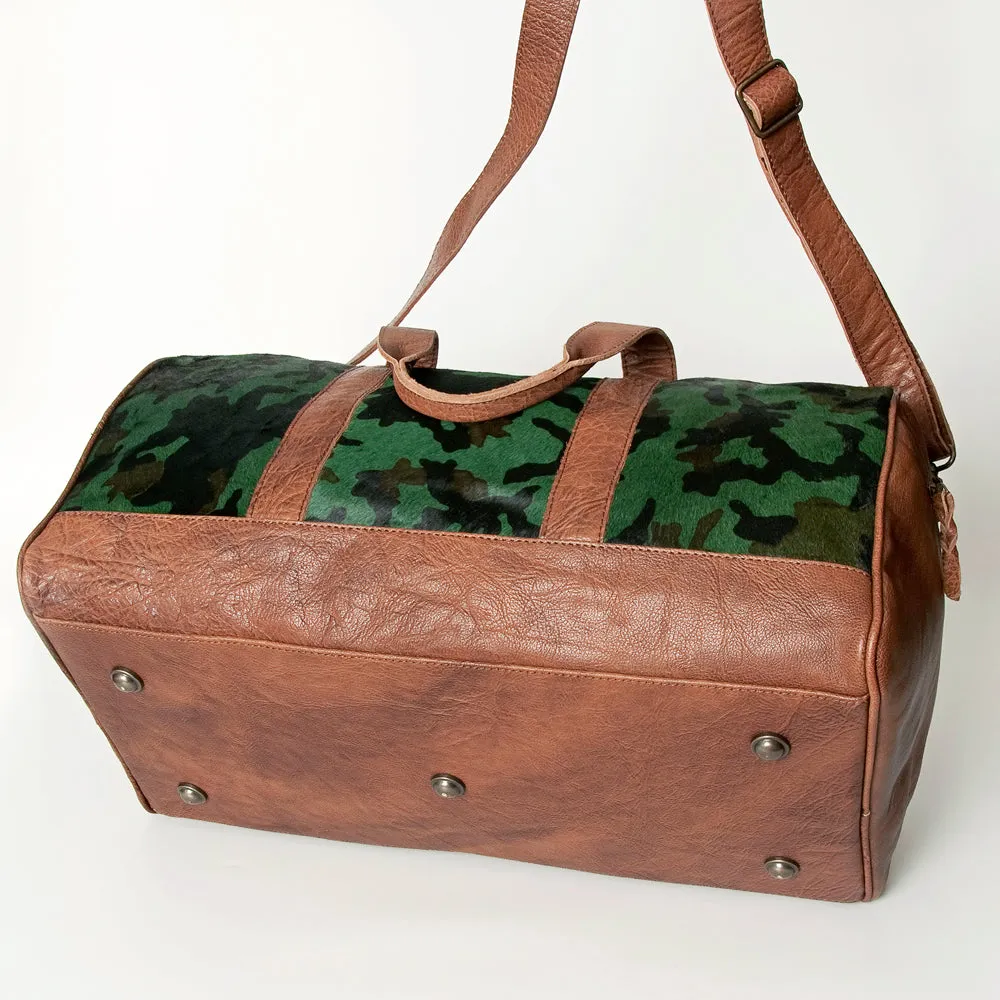 American Darling ADBGS174B Duffel Hair On Genuine Leather women bag western handbag purse