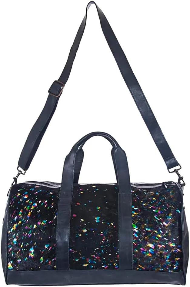 American Darling Duffel Hair On Genuine Leather Western Women Bag | Handbag | Leather Duffle Bag | Weekend Bag | Travel Duffel Bags | Duffel Bag for Women