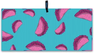 Amuse Sweat Towel - Cooling Pickleball and Golf Towels for Men and Women - Sports Gear Essentials and Bag Accessories – Funny Kitchen Gifts with Cool Balls Design (Pink Tacos)
